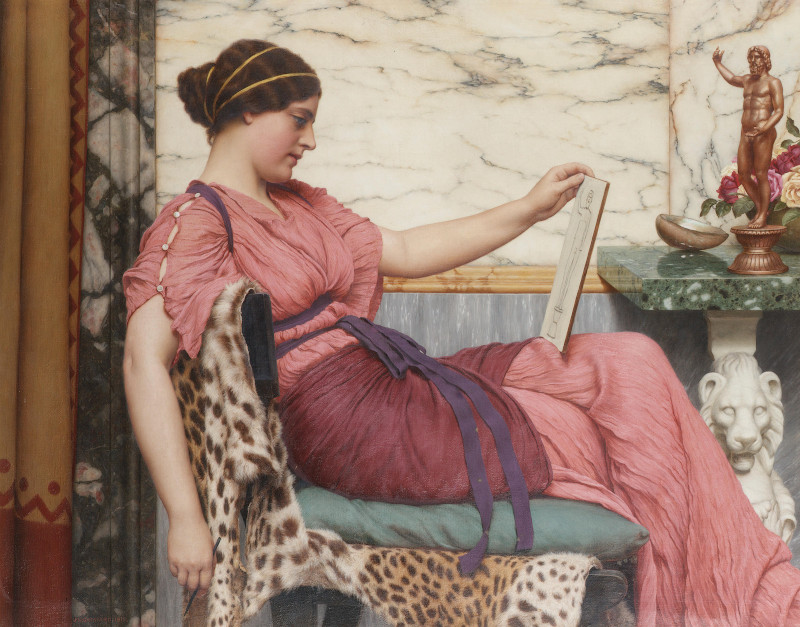 An Amateur in Detail by John William Godward